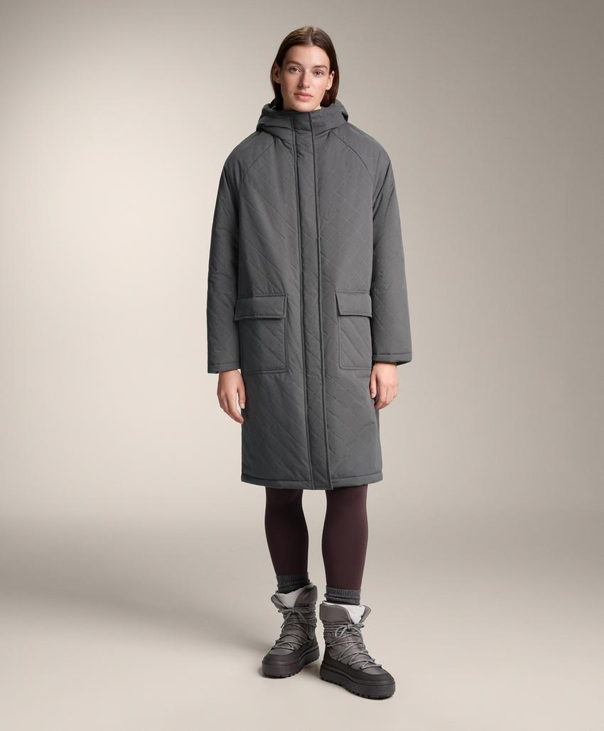 Длинный утепленный плащ fellex® aerogel 3k с водонепроницаемой отделкой