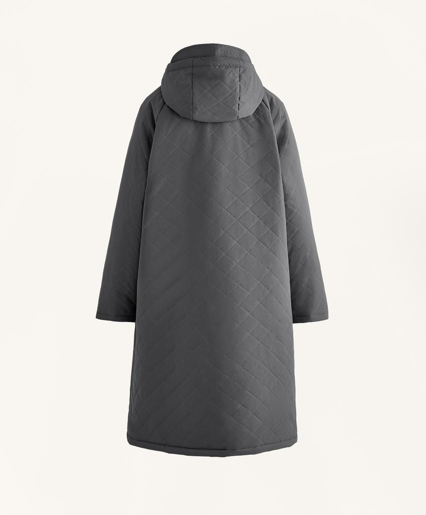 Длинный утепленный плащ fellex® aerogel 3k с водонепроницаемой отделкой