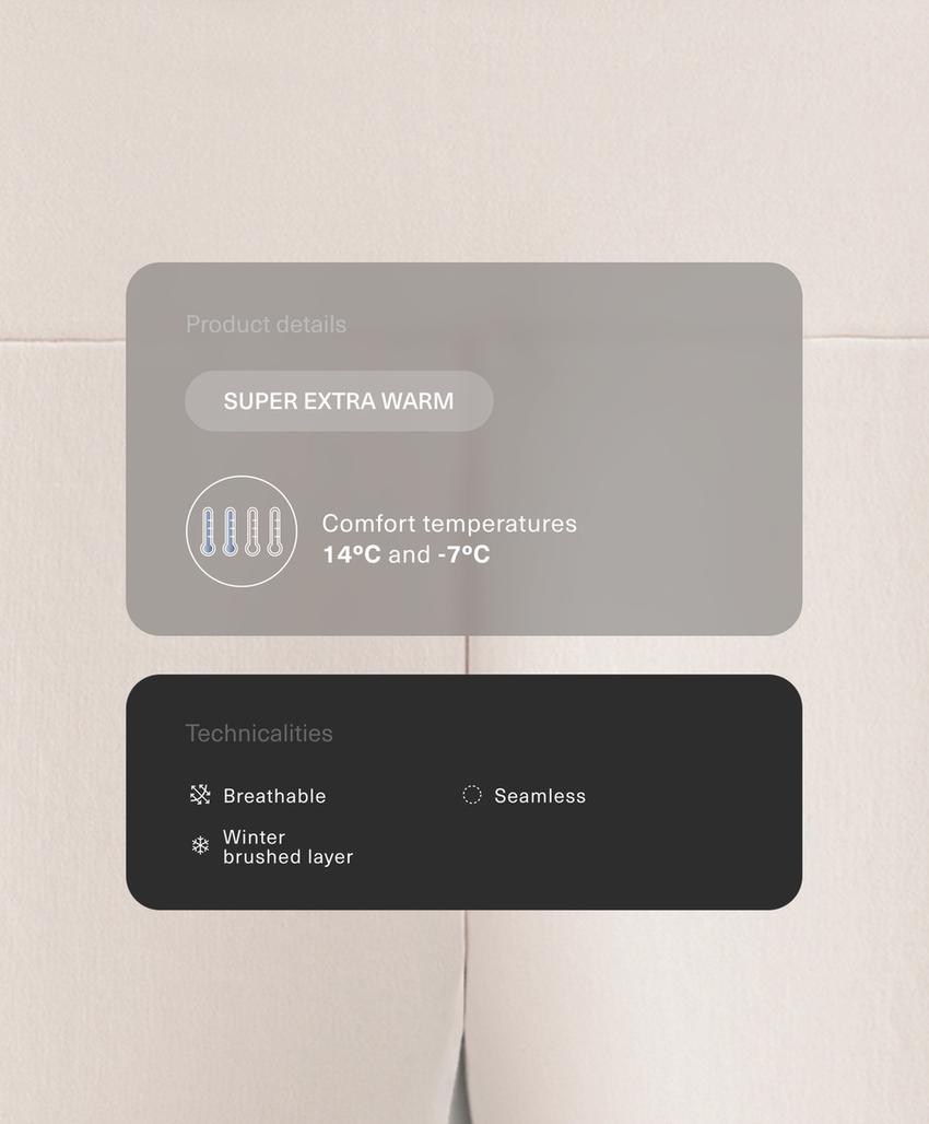 Теплые безшовные леггинсы с высокой посадкой 70 см до щиколотки