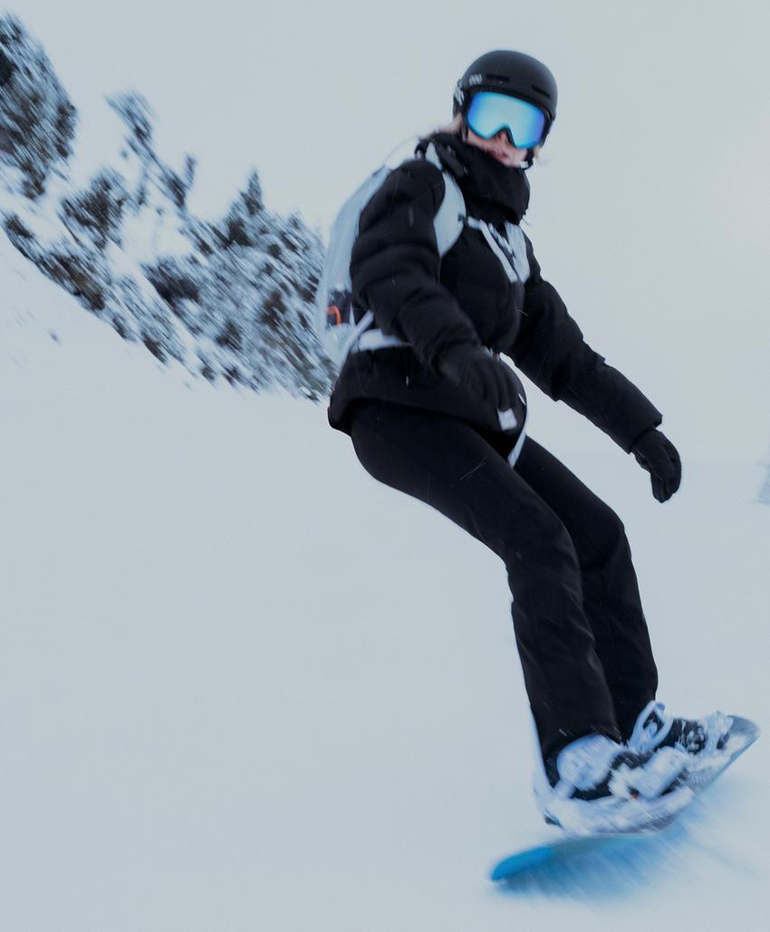 Брюки ski с расклешенным низом, водостойкие, со стрейчем