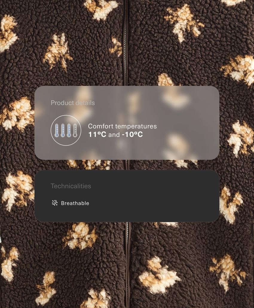 Пушистая куртка с цветочным принтом из искусственного меха