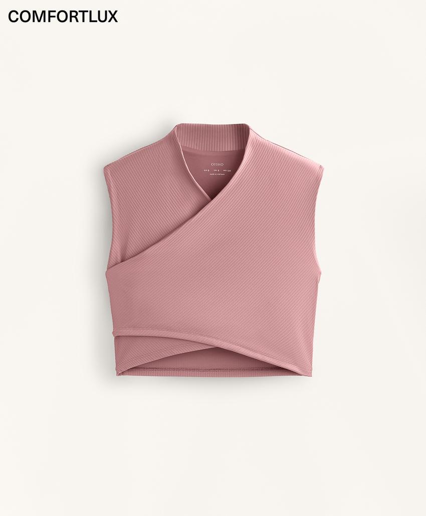 Майка без рукавов comfortlux с перекрещивающимся верхом