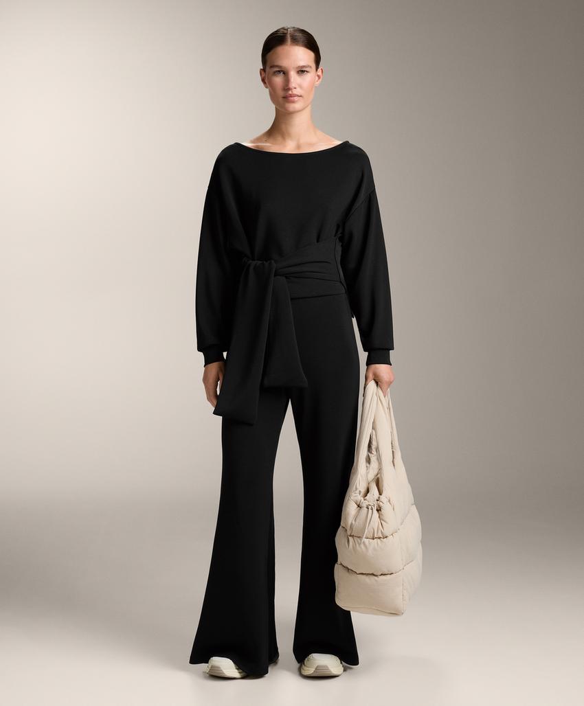 Широкие брюки из мягкого модала