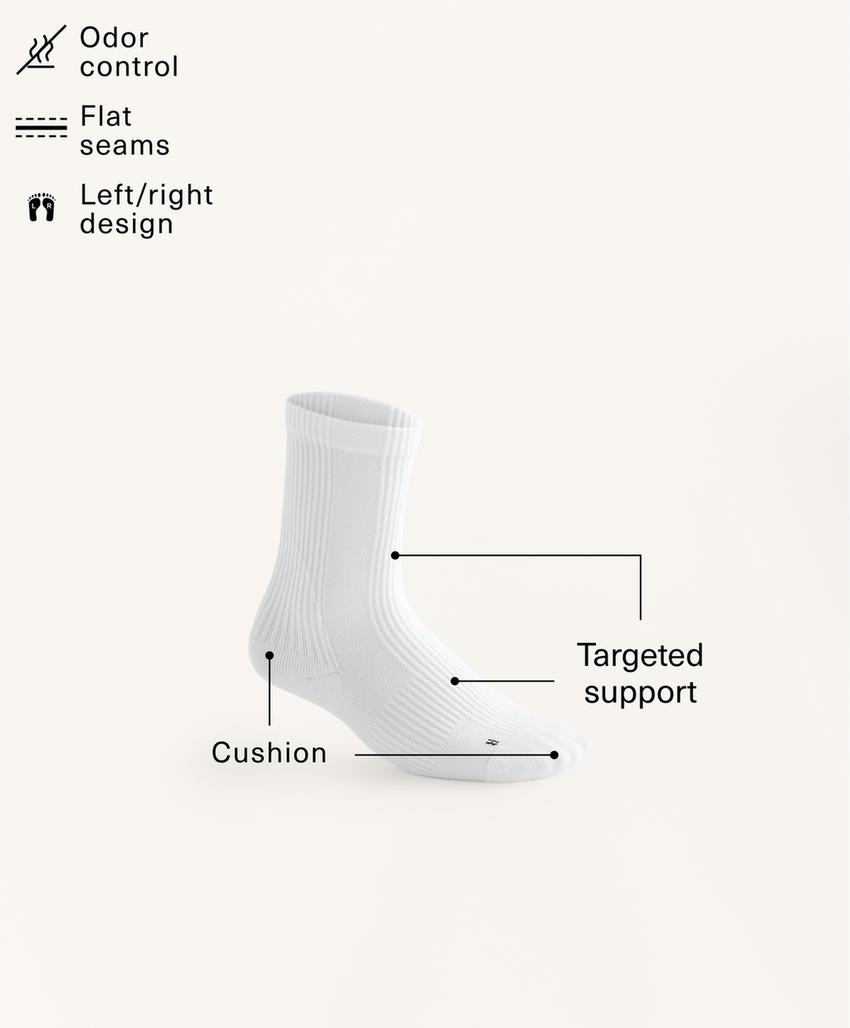 Носки для спорта из классического полиамидного смесового волокна (3 пары)