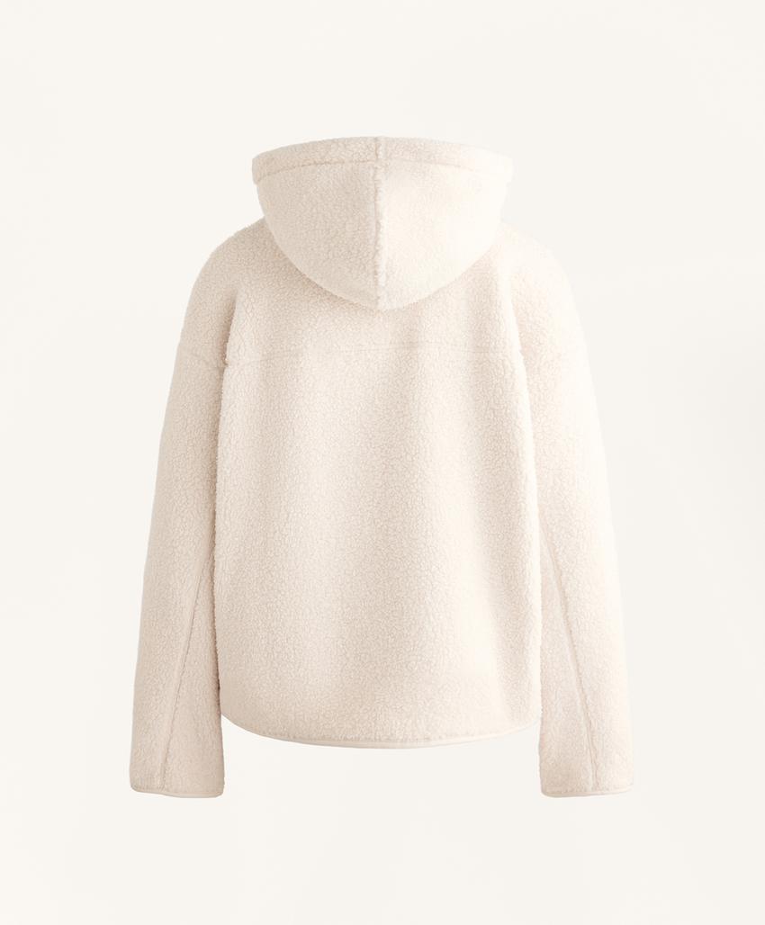 Куртка с капюшоном из искусственного меха