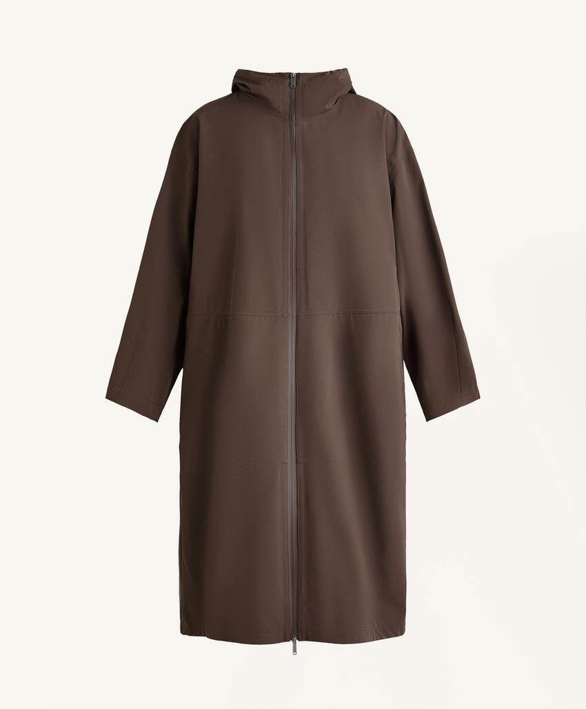 Длинная экстра-легкая водонепроницаемая куртка 10k