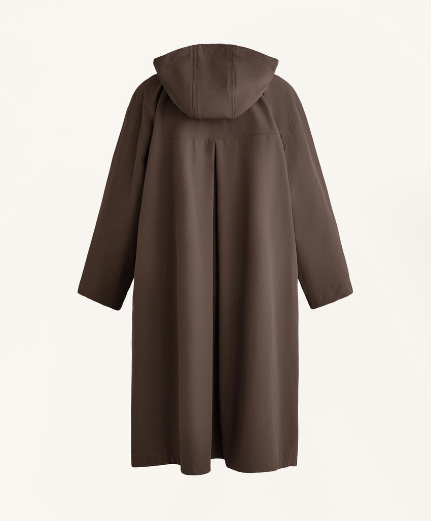 Длинная экстра-легкая водонепроницаемая куртка 10k