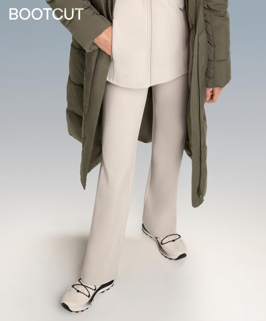 Бесшовные очень теплые брюки буткат Warm с высокой посадкой