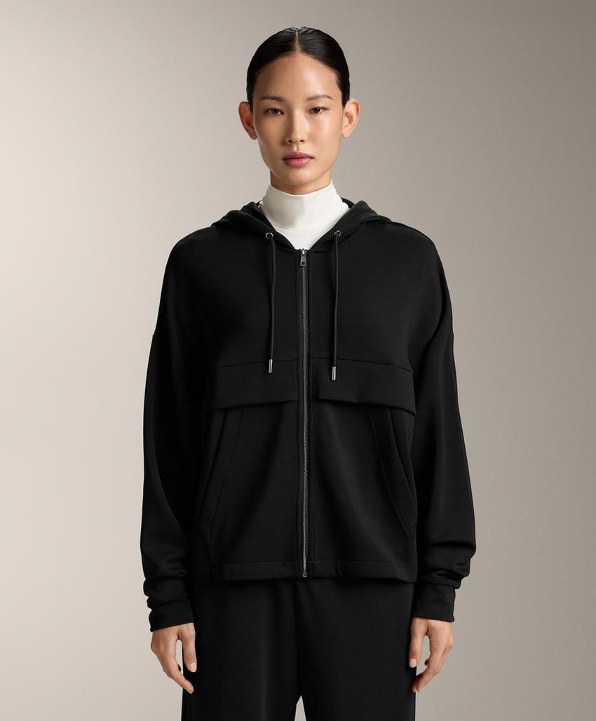 Толстовка с молнией из мягкого модала