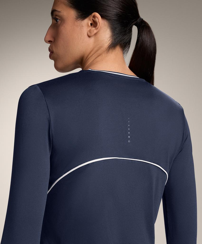 Лонгслив из высокотехнологичной ткани с кантом