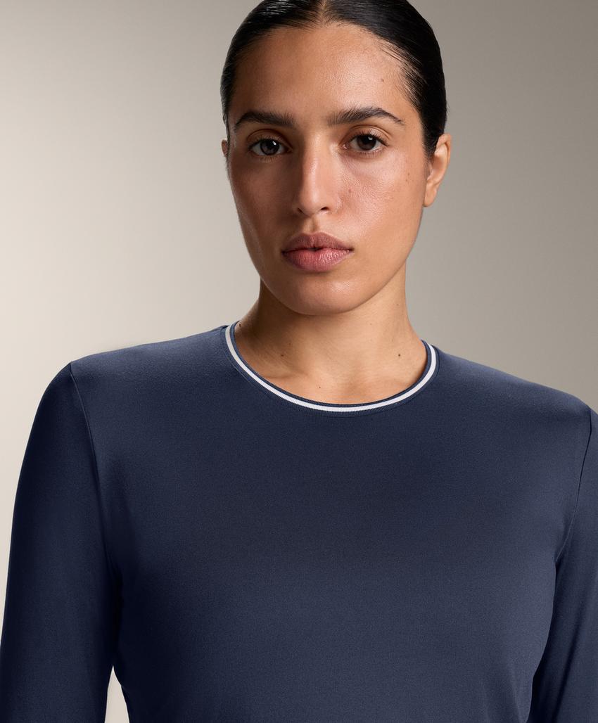 Лонгслив из высокотехнологичной ткани с кантом