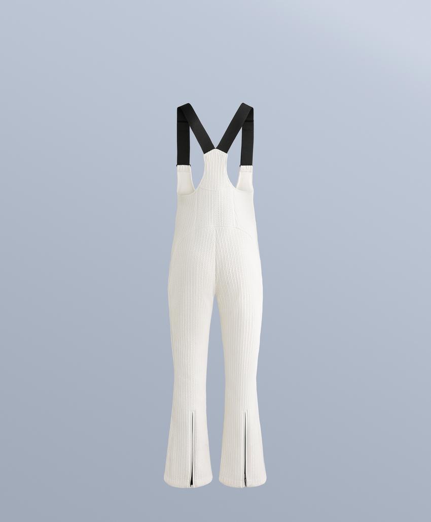 Water-resistant SKI flare dungarees