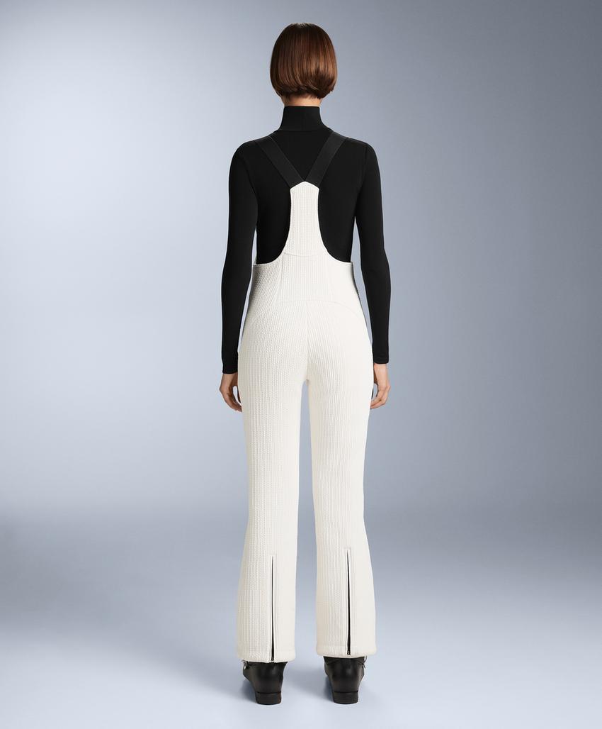 Water-resistant SKI flare dungarees