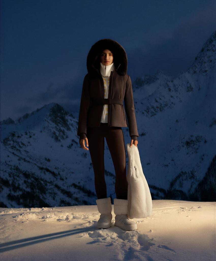 Легинсы длиной до щиколотки Warm с карманами и высокой посадкой, 70 см