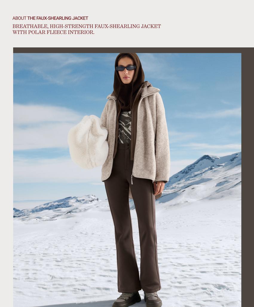 Шуба из искусственного меха с объемными размерами