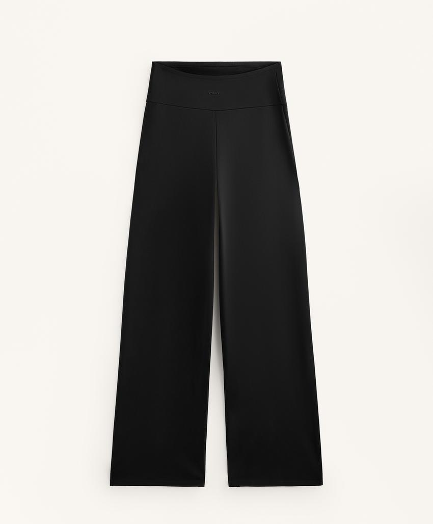 Прямые теплые материнские брюки