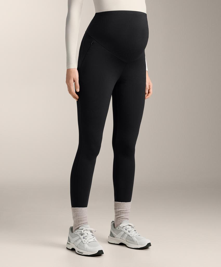 Теплые материнские леггинсы до щиколотки 70см