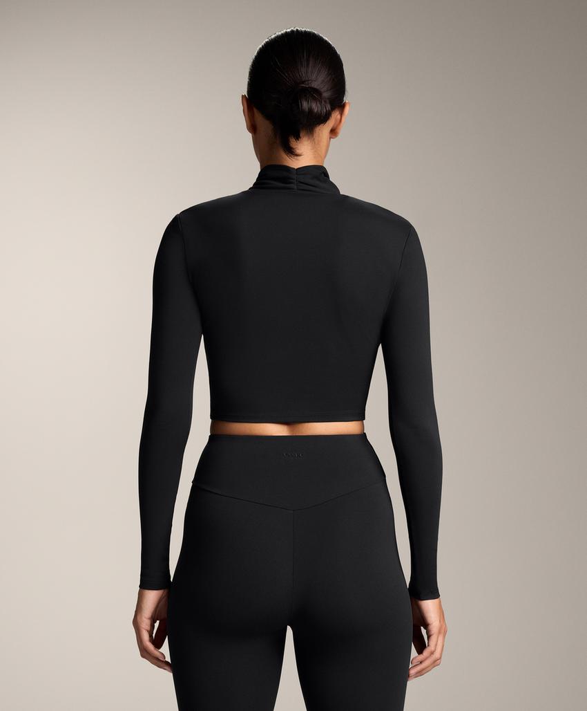 Футболка с драпировкой на горловине comfortlux