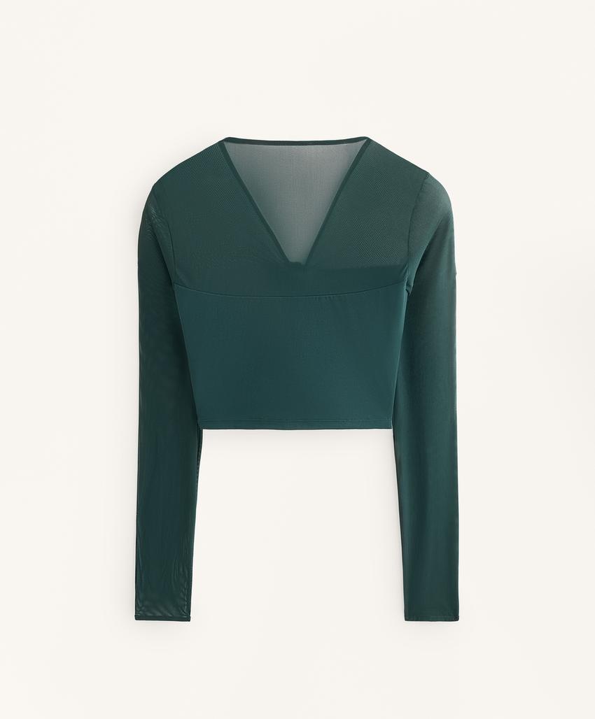 Tank top Comfortlux с длинным рукавом из сетки