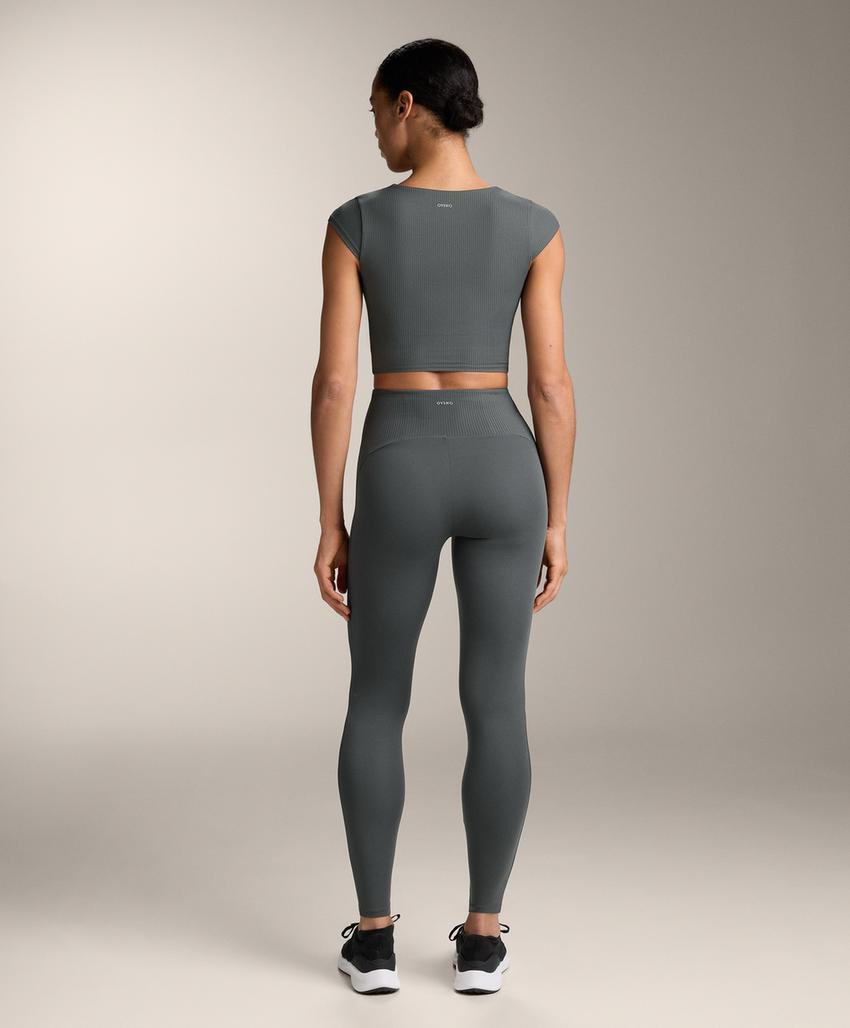 Майка с коротким рукавом из ребристого трикотажа comfortlux