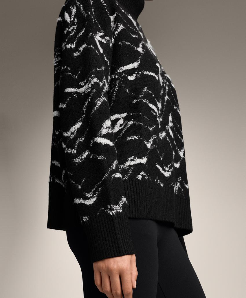 Джемпер горного вязания