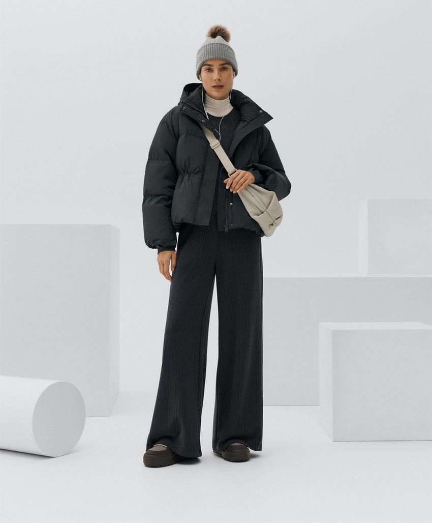 Короткая куртка с наполнителем из 100% пуха