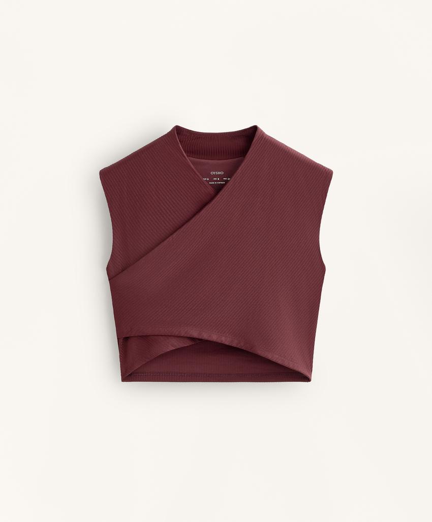 Tank top Comfortlux с перекрестным вырезом без рукавов