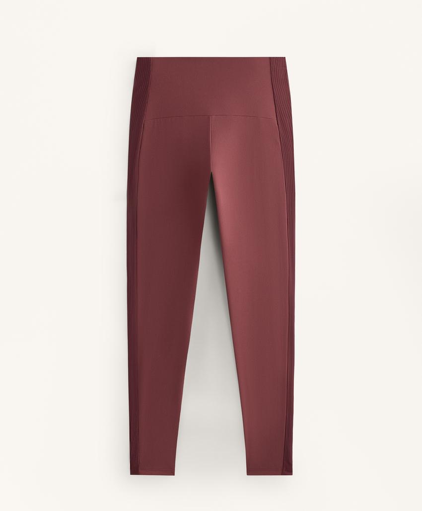 Легинсы Comfortlux в рубчик длиной до щиколотки с завышенной талией