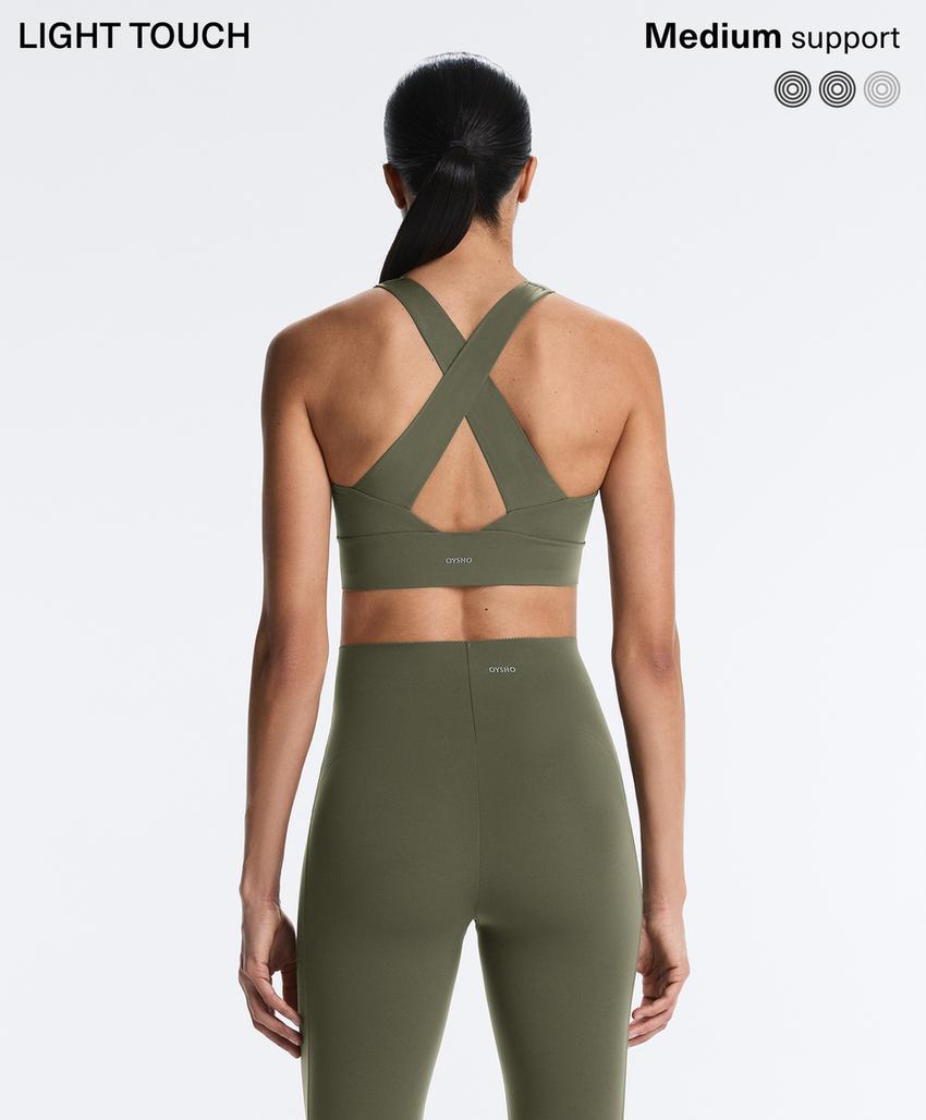 Бюстгальтер light touch средней поддержки с перекрещивающейся спинкой