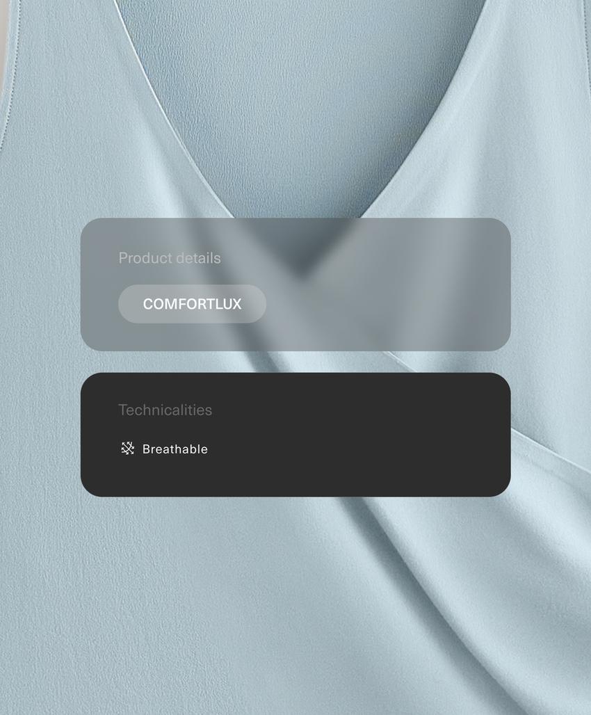 Майка Comfortlux с перекрестными деталями