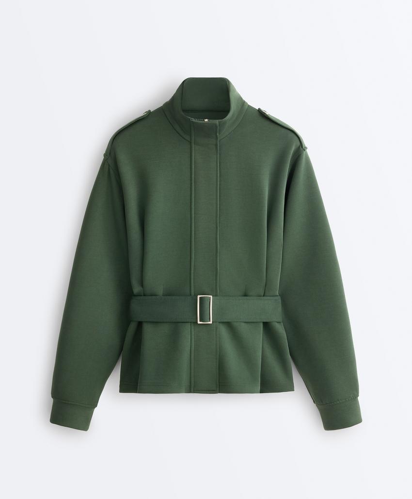 Куртка utility с поясом из твила