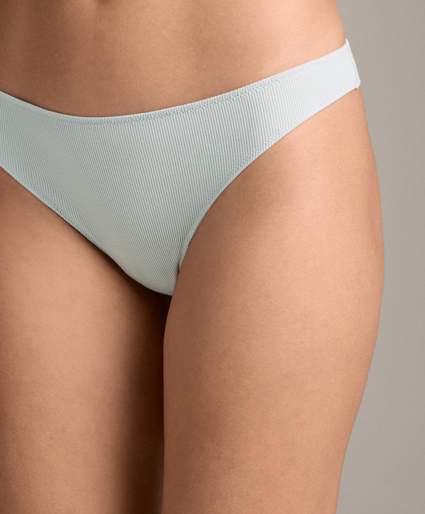 5 трусов бразильяна из смесового хлопка Rib и гладкие