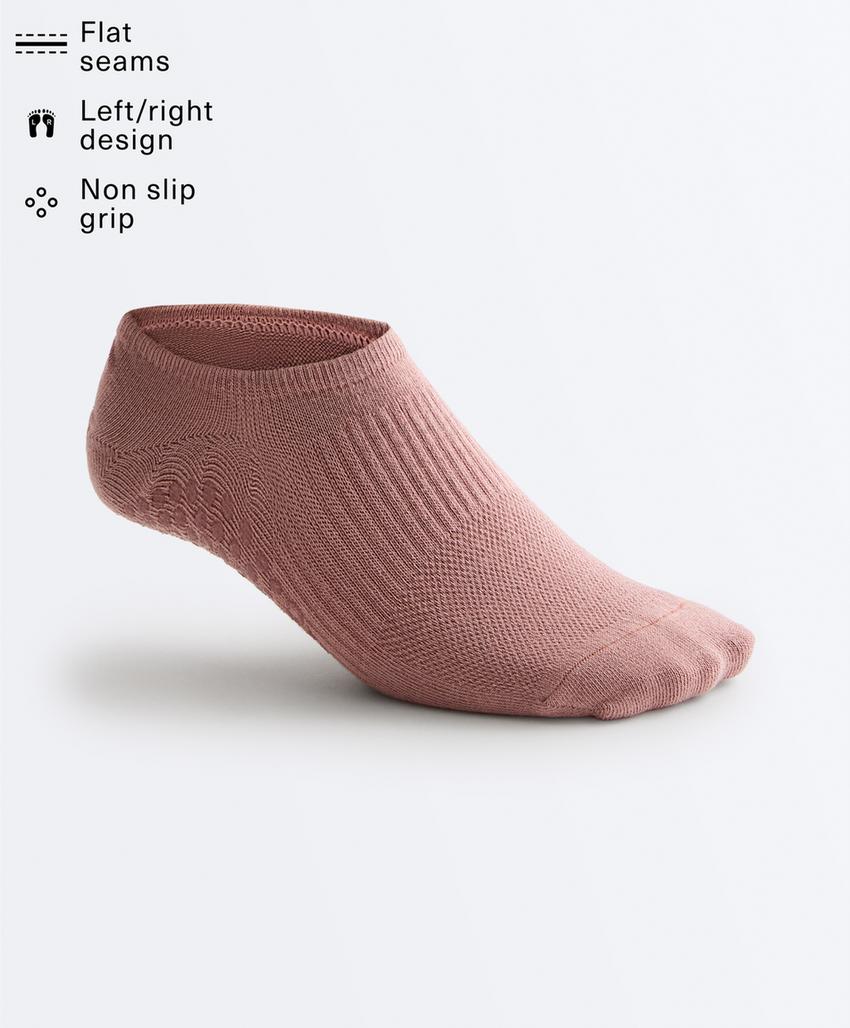 2 пары невидимых носков из смесового хлопка для йоги и пилатеса