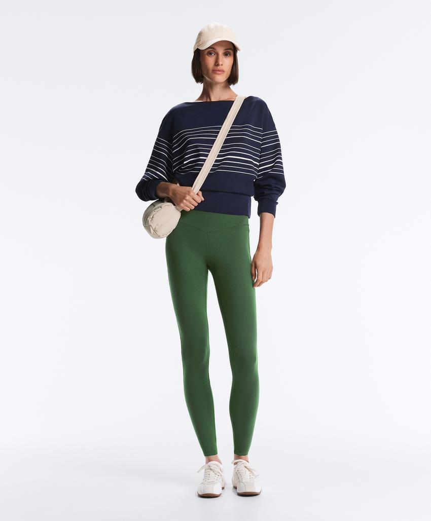 Полосатая толстовка-тельняшка из мягкого модала