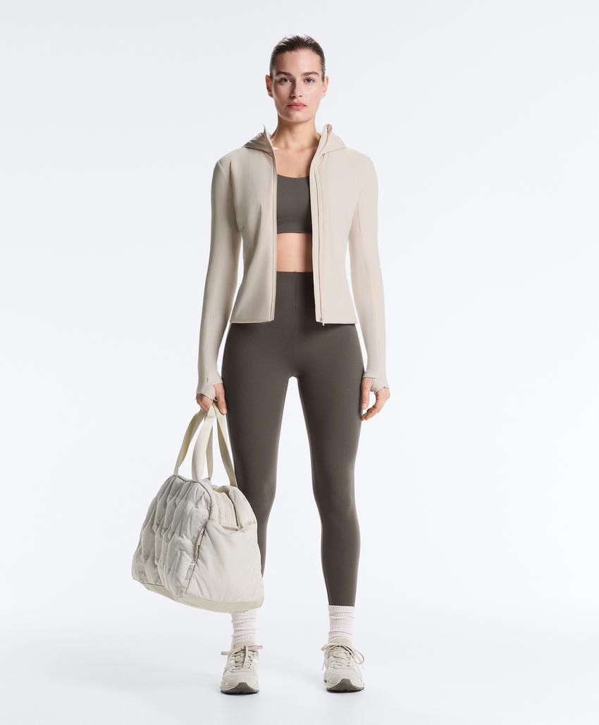 Firm support Compressive reflective sports bra