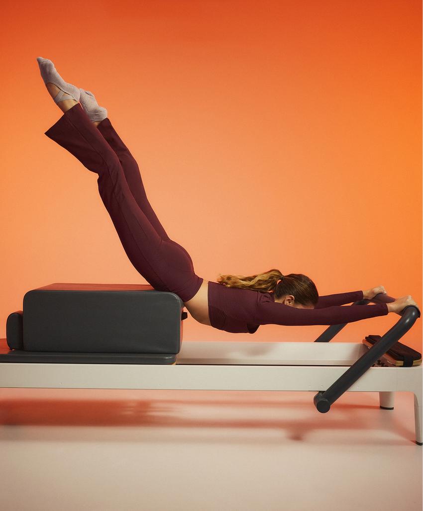 Брюки с высокой посадкой из ребристой ткани comfortlux