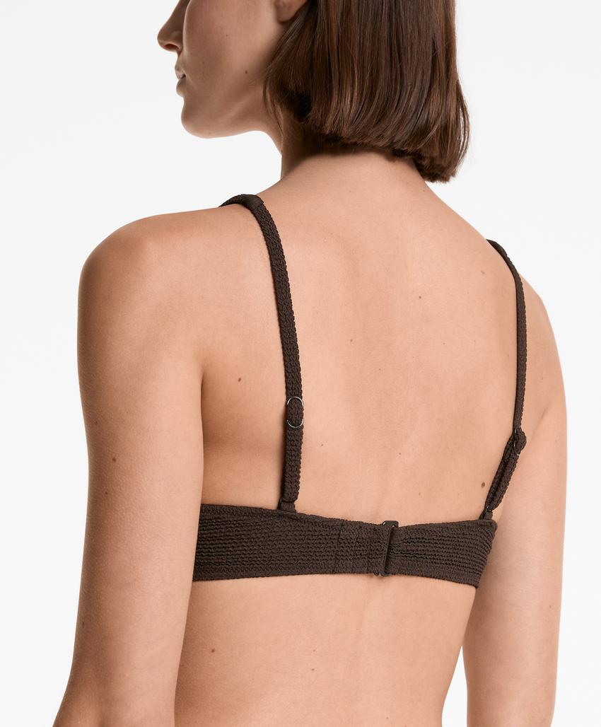 Топ бикини с завязками вокруг шеи