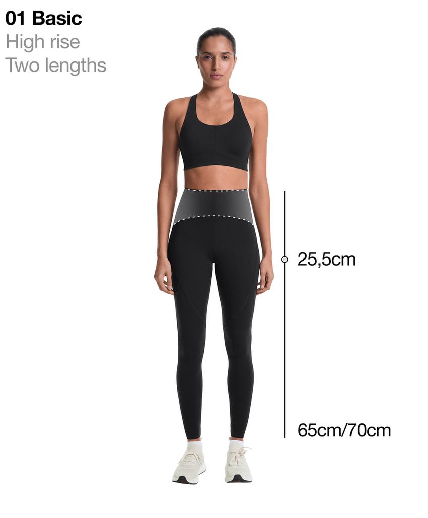 Базовые компрессионные леггинсы до щиколотки