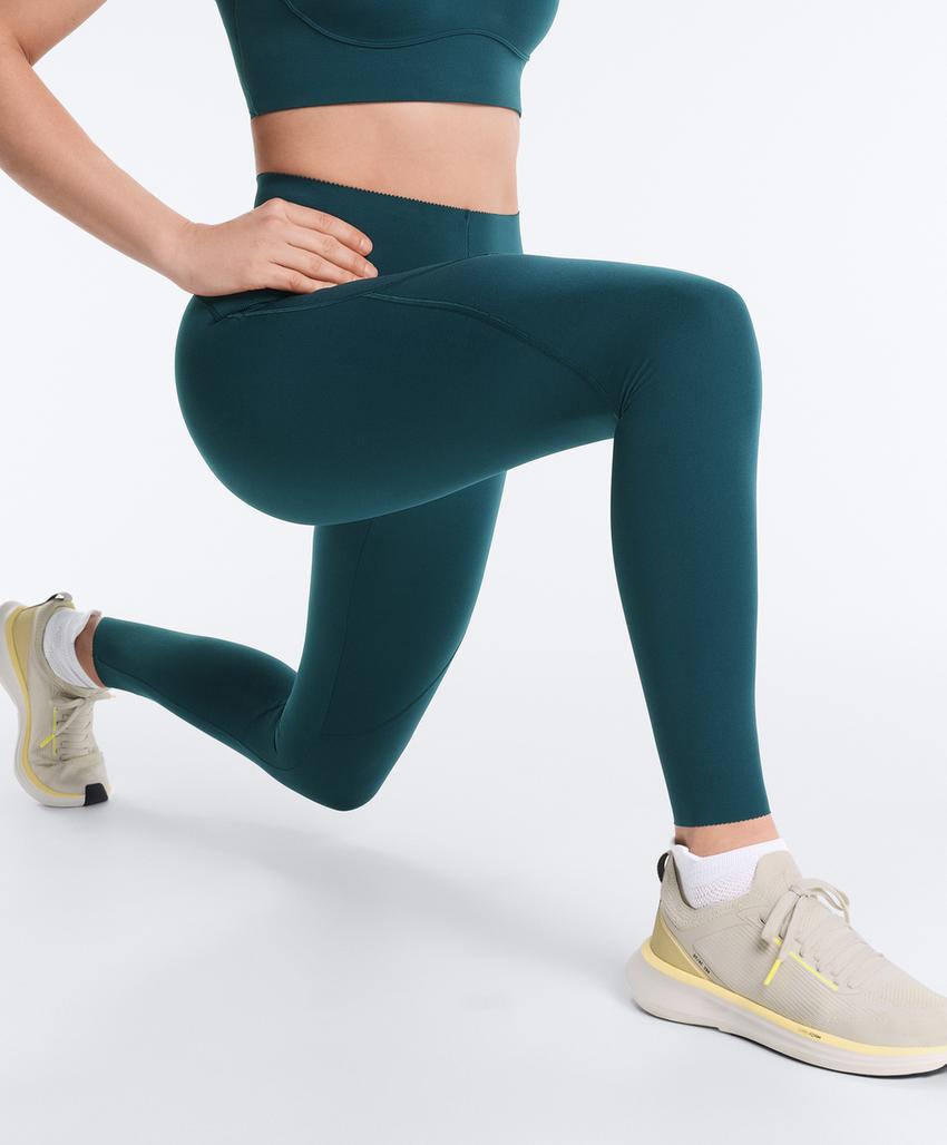 Компрессионные брюки до лодыжек с высокой посадкой