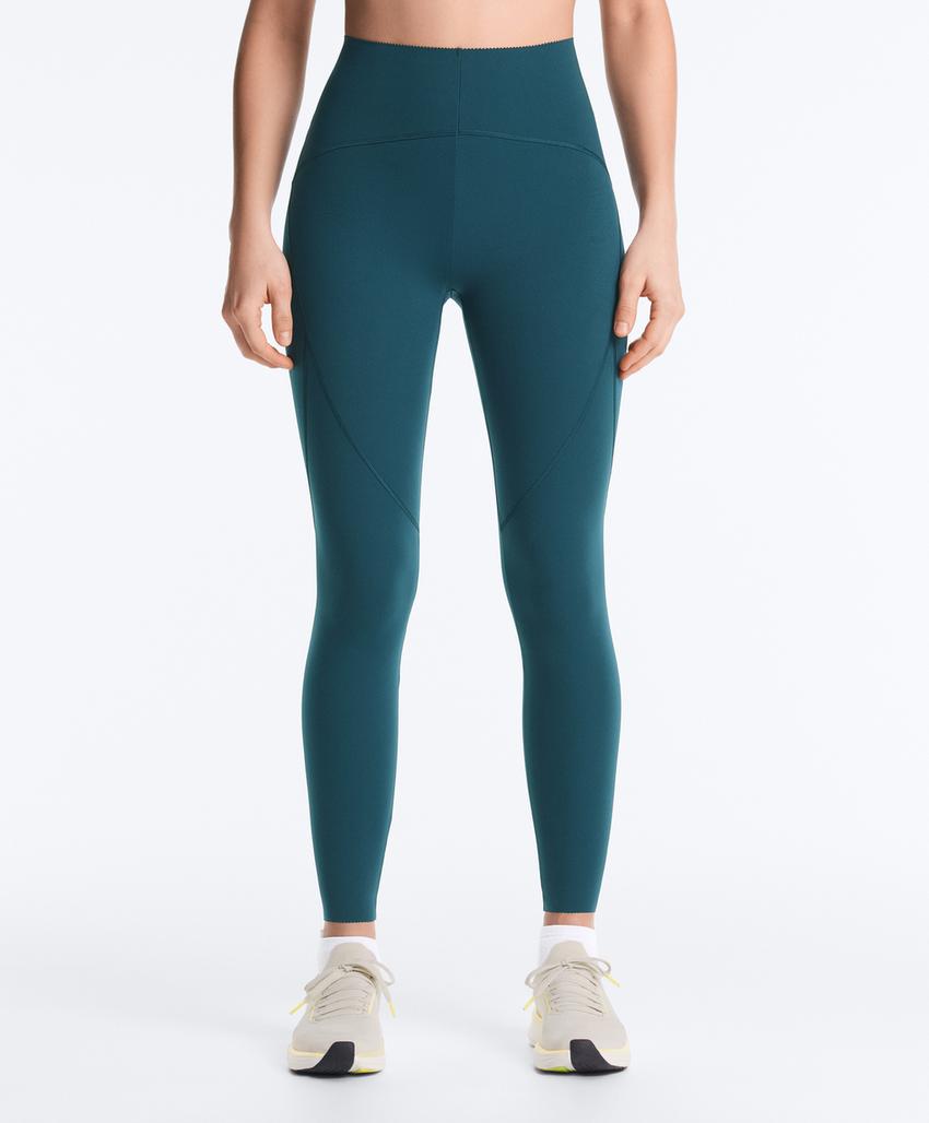 Компрессионные брюки до лодыжек с высокой посадкой