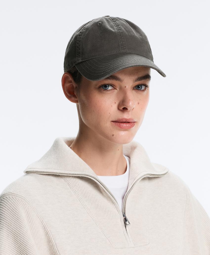 Кепка из 100%-го хлопка с эффектом выгорания