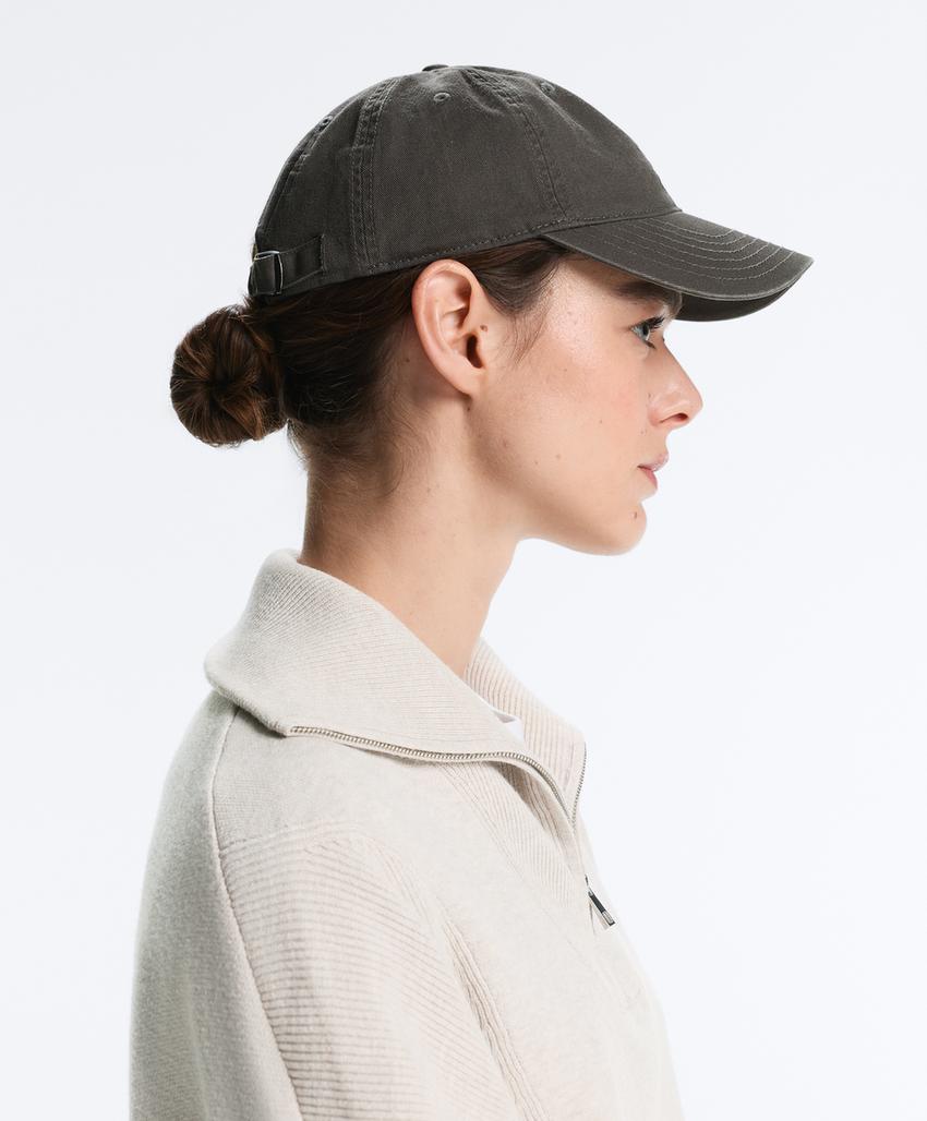 Кепка из 100%-го хлопка с эффектом выгорания