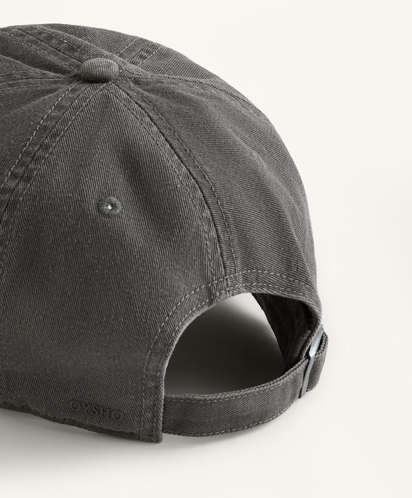 Кепка из 100%-го хлопка с эффектом выгорания