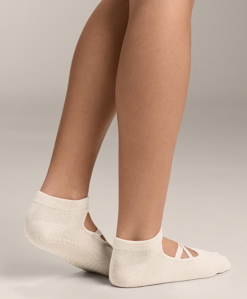 2 пары носков из смесового хлопка с лентами для йоги и пилатеса