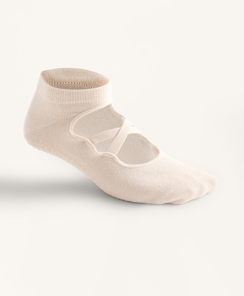 2 пары носков из смесового хлопка с лентами для йоги и пилатеса