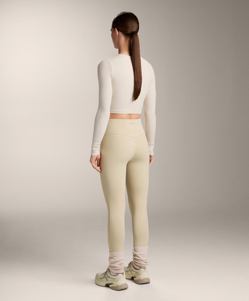 Tank top с длинным рукавом, перекрестный, Rib, модал