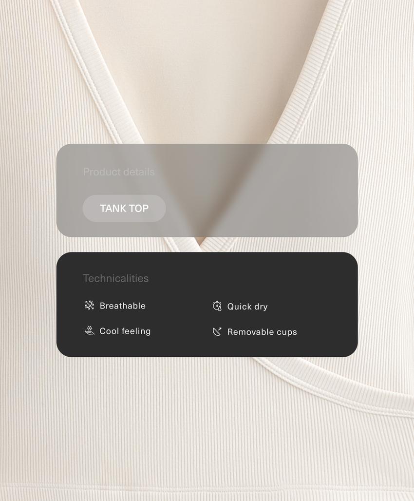 Tank top с длинным рукавом, перекрестный, Rib, модал