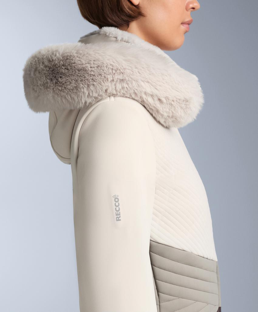 Костюм для горных лыж с защитой от влаги и контрастным цветовым блоком