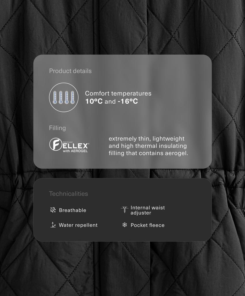 Стёганая куртка с утеплителем fellex® aerogel