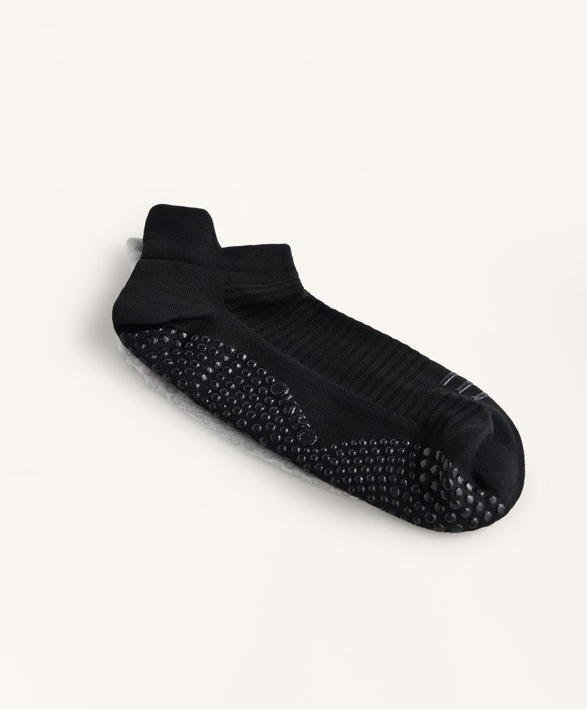 2 пары носков-сникеров из смесового полиамида для йоги и пилатеса